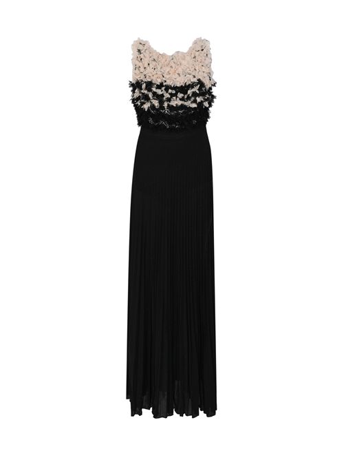 Abito Red Carpet in tulle e jersey lurex Elisabetta Franchi | ABR4462E2685